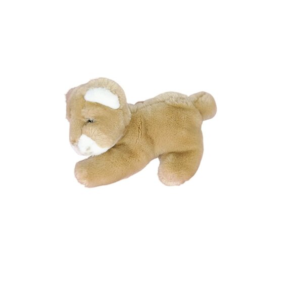 Vintage Plush Tan Lion Cub Stuffed Animal Toy 9" Soft Fluffy‎ Cute Collectible - Picture 1 of 6